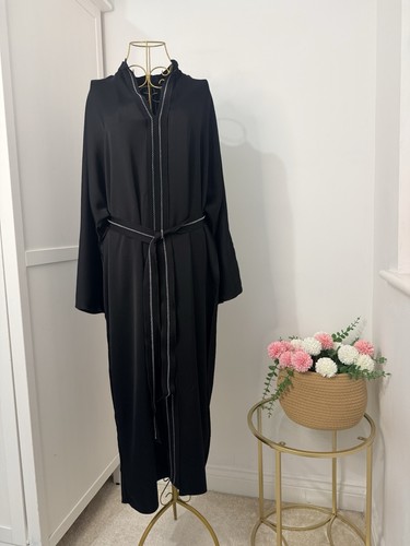 Zara black midi dress size - black,