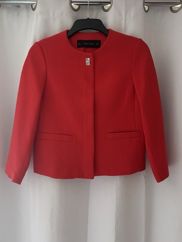 Zara women red blazer - zara,