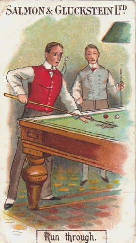 Cigarette card salmon - card-,