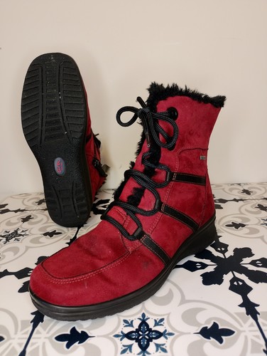 Ara red fur - lined, lace