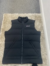 Berghaus Hydro Down 600 Body Warmer Gilet Down Padded Xl Black VGC