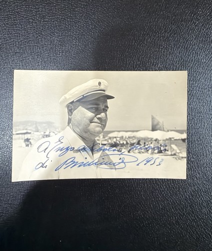 Autographed photo postcard - autographed,