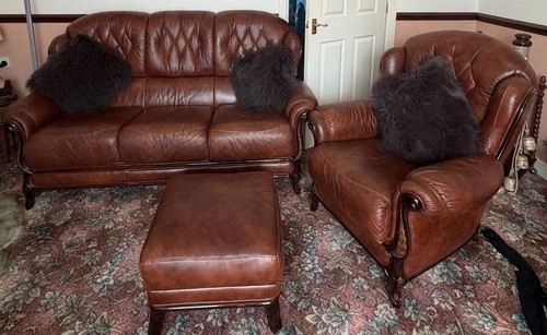 Genuine italian leather - genuine, 3