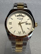 Rotary GB03017/09 Men's Two Tone Stainless Bracelet Watch.