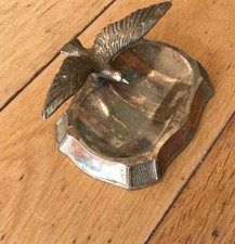 Vintage Brass Bird Tray Pocket