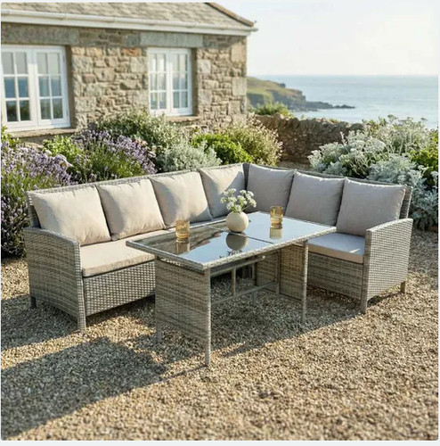 Seater rattan garden corner - seater,