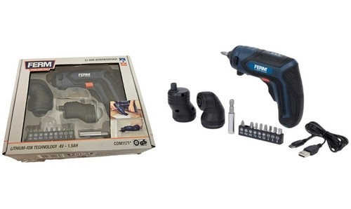 Ferm cordless screwdriver - ferm, 4v
