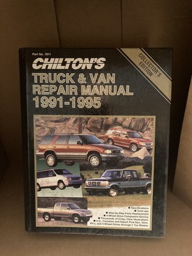 Chiltons 7911 1991 1995 - chiltons,
