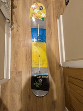 Burton Custom Flying V 160 Snowboard - blue/yellow (pre-owned)