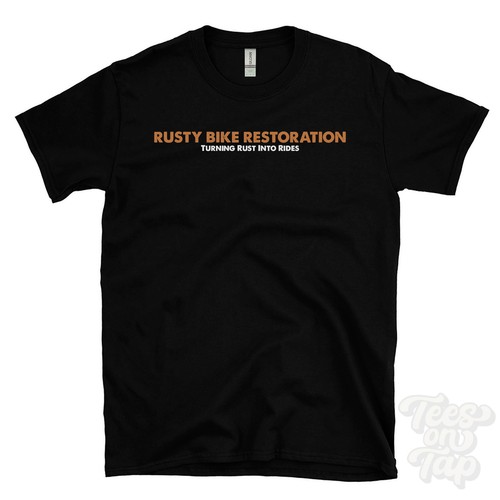 Rusty bike restoration - bike, turning