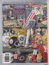 Super Bowl XXV New York Giants v Buffalo Bills Official UK Issue Program