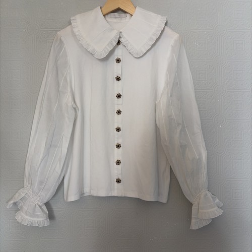 Anne fontaine oversized collar - fontaine,