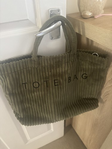 New green tote bag - green,