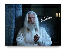 Ian McKellen Signed Autograph Photo Print 8x6 The Lord of the Rings Gandalf