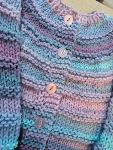 Baby girls knitted - girls, cardigan