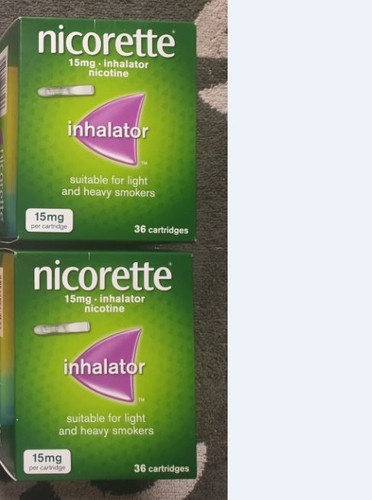 Boxes nicorette 15mg - x2, 36
