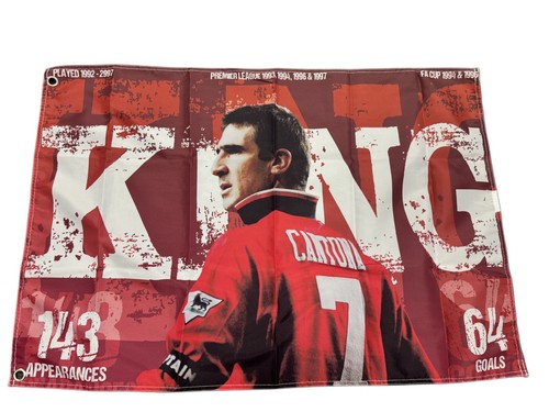 King eric cantona 3x2ft flag - king,