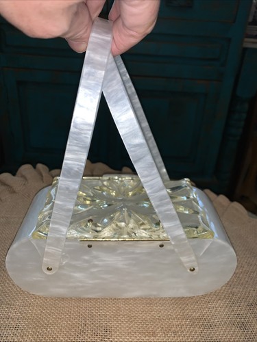 1950 vintage white - vintage, pearlized