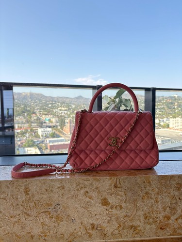 Chanel handbag pink top - chanel,