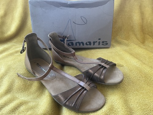 Tamaris brown sandals size - sandals.,