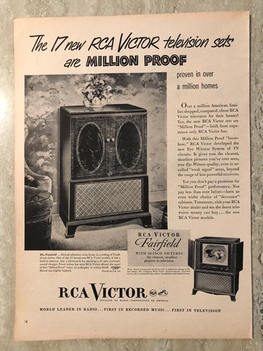 1950 rca victor television - 1950,