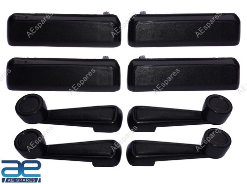 Exterior door handle window - door, &