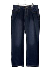 RICCI Mens Denim Jeans Blue 34 W ( marked 32 ) 34 L Straight