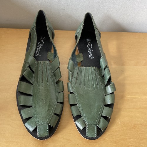 Vintage leather green deborah - ,