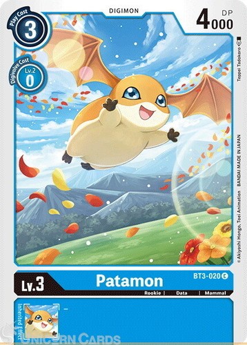 Bt3 020 patamon - bt3-020,