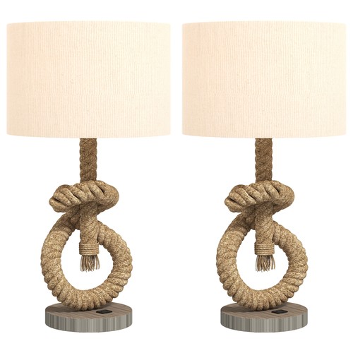 Homcom led nautical table - homcom,