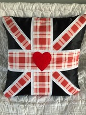  Handmade Cushion Cover union jack design totally unique / cover only  NEW