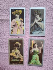GODFREY PHILLIPS - 4 CARDS -  BEAUTIES IF SERIES x 2 & BEAUTIES WI SERIES x 2 FR