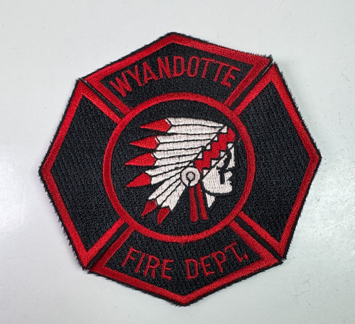 Wyandotte michigan fire patch - wyandotte,