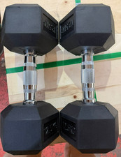 Hex Dumbbells Pair 12.5kg x 2