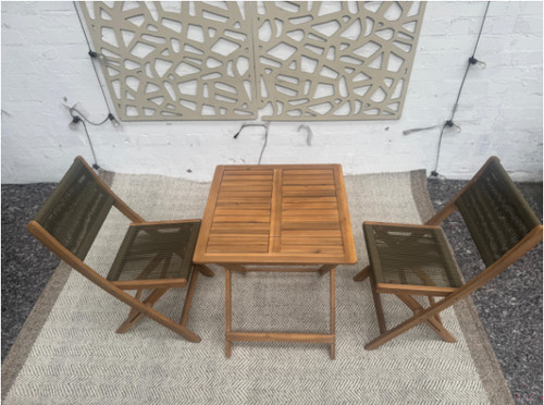 3pc acacia wooden - 3pc, garden
