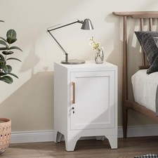 Night Table Lockable End Table