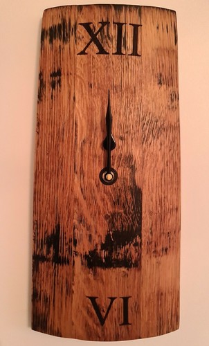 Wall clock oak - -,