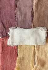 HAND-DYED. GAUZE. FABRIC