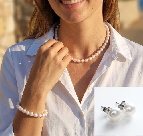 Freshwater real white pearl - real,