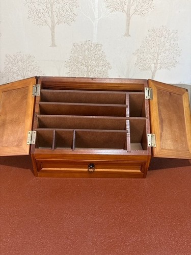 Vintage pine desk organiser - vintage,