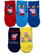 new 5prs boys George pig