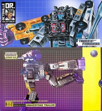 X-Transbots MX-12TB Gravestone Trailer / Masterpiece Scaled G1 Menasor Brand New