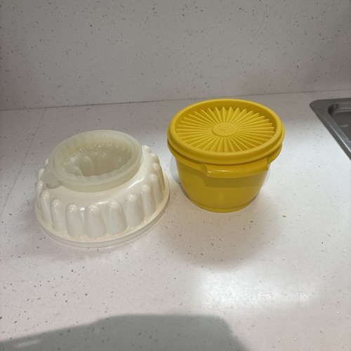 Vintage tupperware white - vintage,