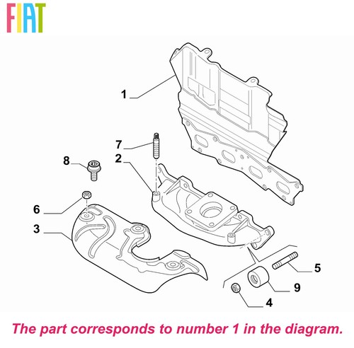 Genuine fiat seal - seal, gasket