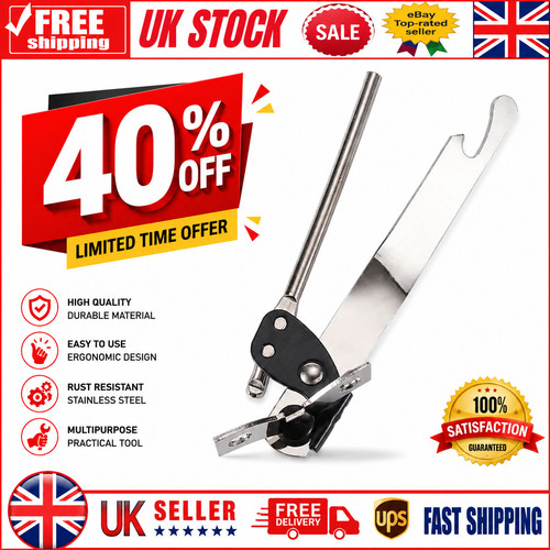 Metal butterfly can tin opener - metal,