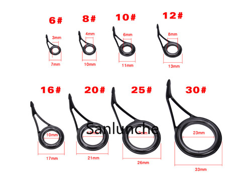 75pcs ceramic fishing - fishing, rod