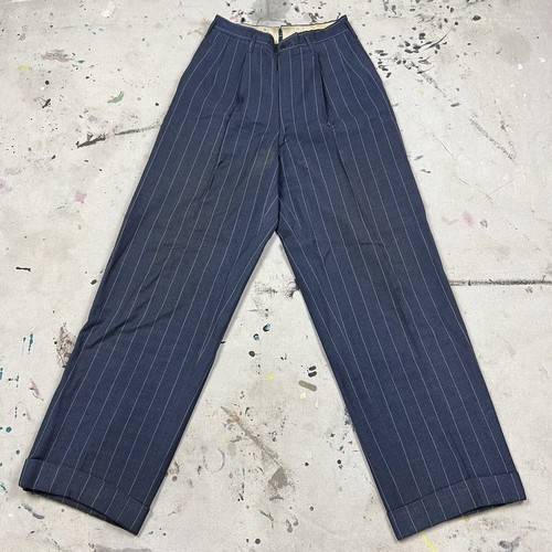 Vintage 40s wool - vintage, pinstripe