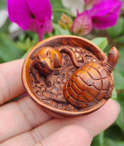 M7122 hand carved boxwood - m7122,