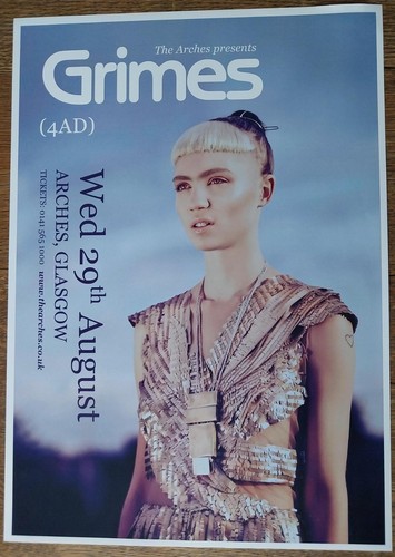 Grimes concert poster tour - grimes, –