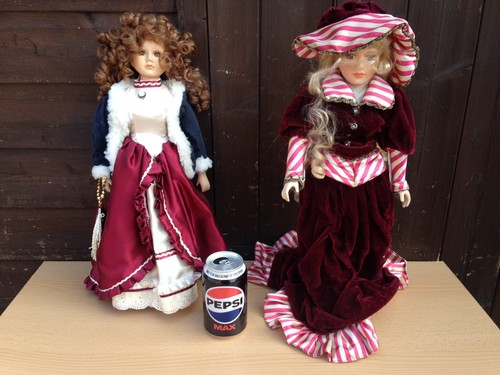 Vintage porcelain dolls - vintage,